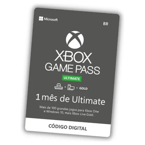 Gift Card Xbox Game Pass Ultimate 1 Mês MercadoLivre