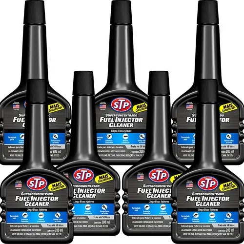 7 Stp Fuel Injector Cleaner Aditivo Para Gasolina Cor Preto