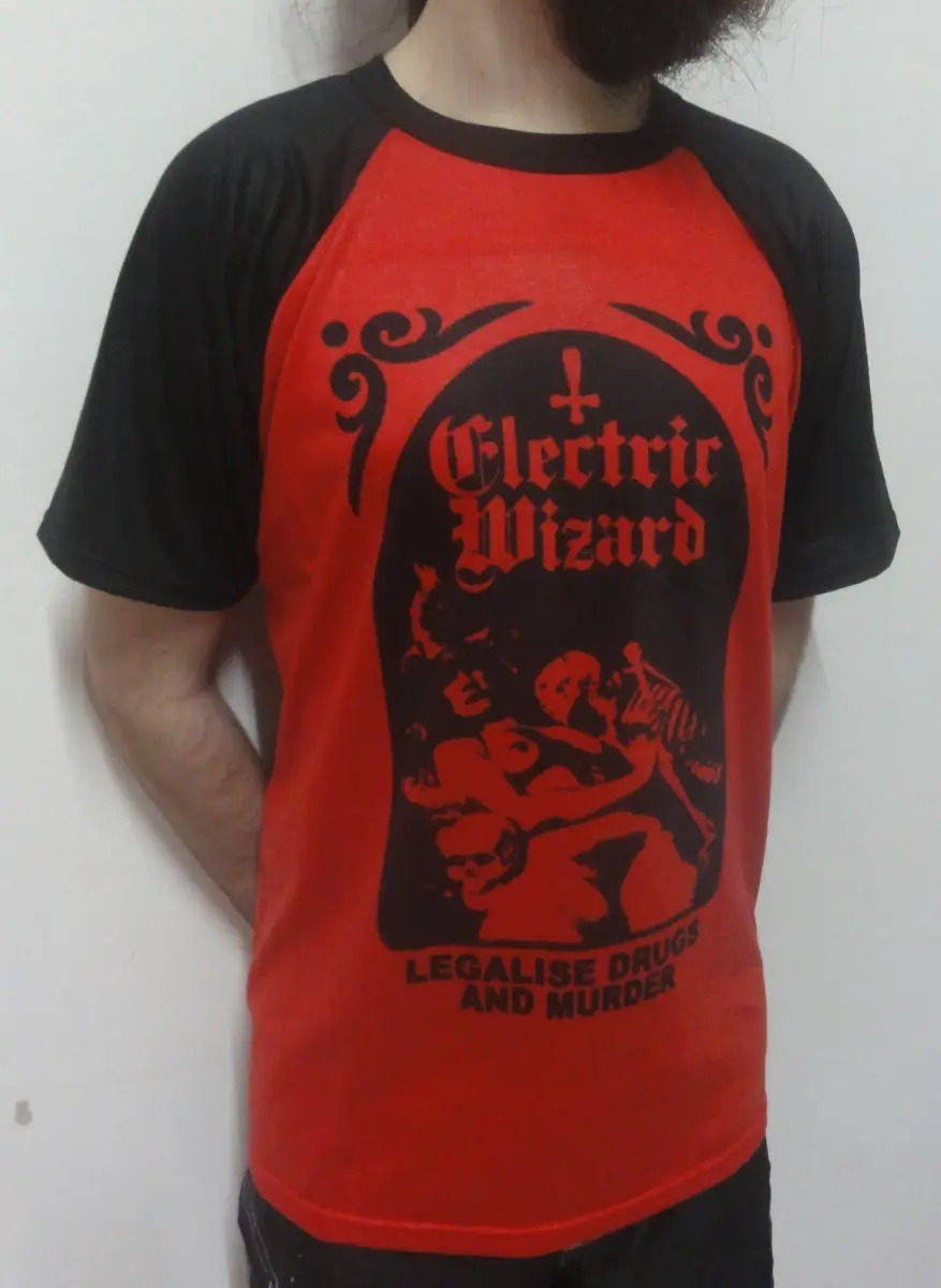 Camiseta Electric Wizard Legalise Drugs And Murder Mercado Livre