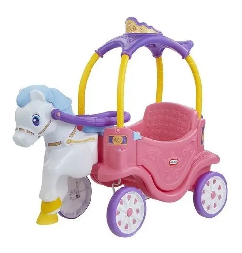 Montable Carrito Carruaje Princesas Con Caballo Littletikes Mercado Libre