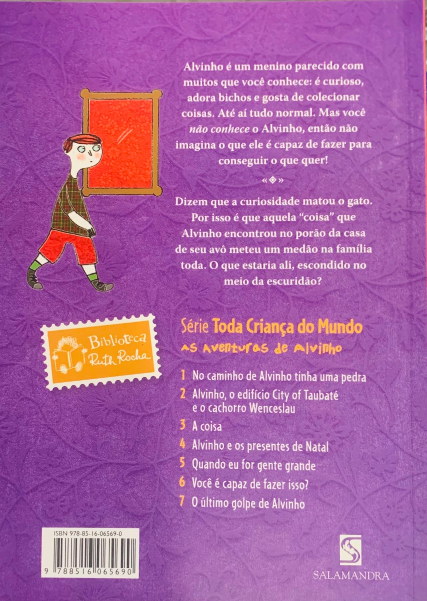 Livro A Coisa Ruth Rocha MILKOISASATIBAIA
