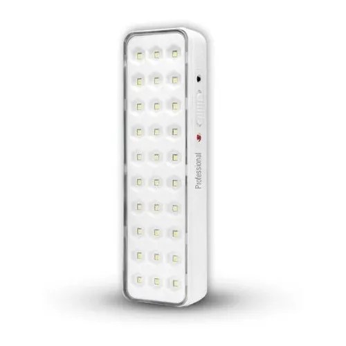 Luminaria Emergencia Recargable 30 Leds Color Luz Fria 6000k