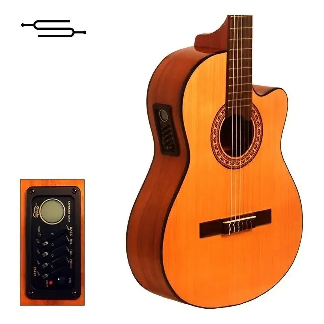 Gracia M10 Eq Guitarra Electrocriolla Eq + Funda + Cuotas Mercado Libre