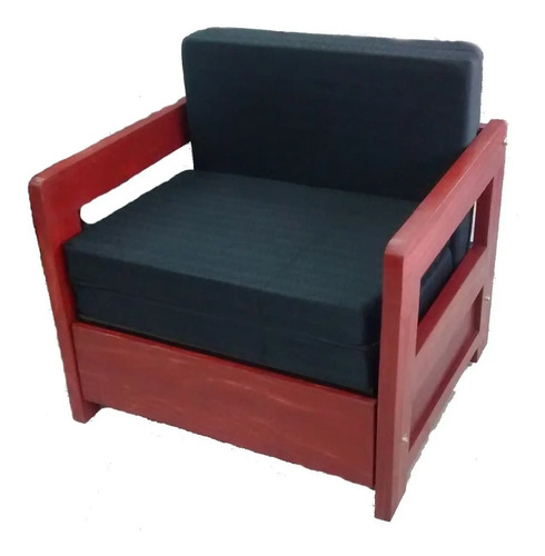 Sofa Plegable Cama 1 Plaza En Madera Para Armar | Mercadolibre