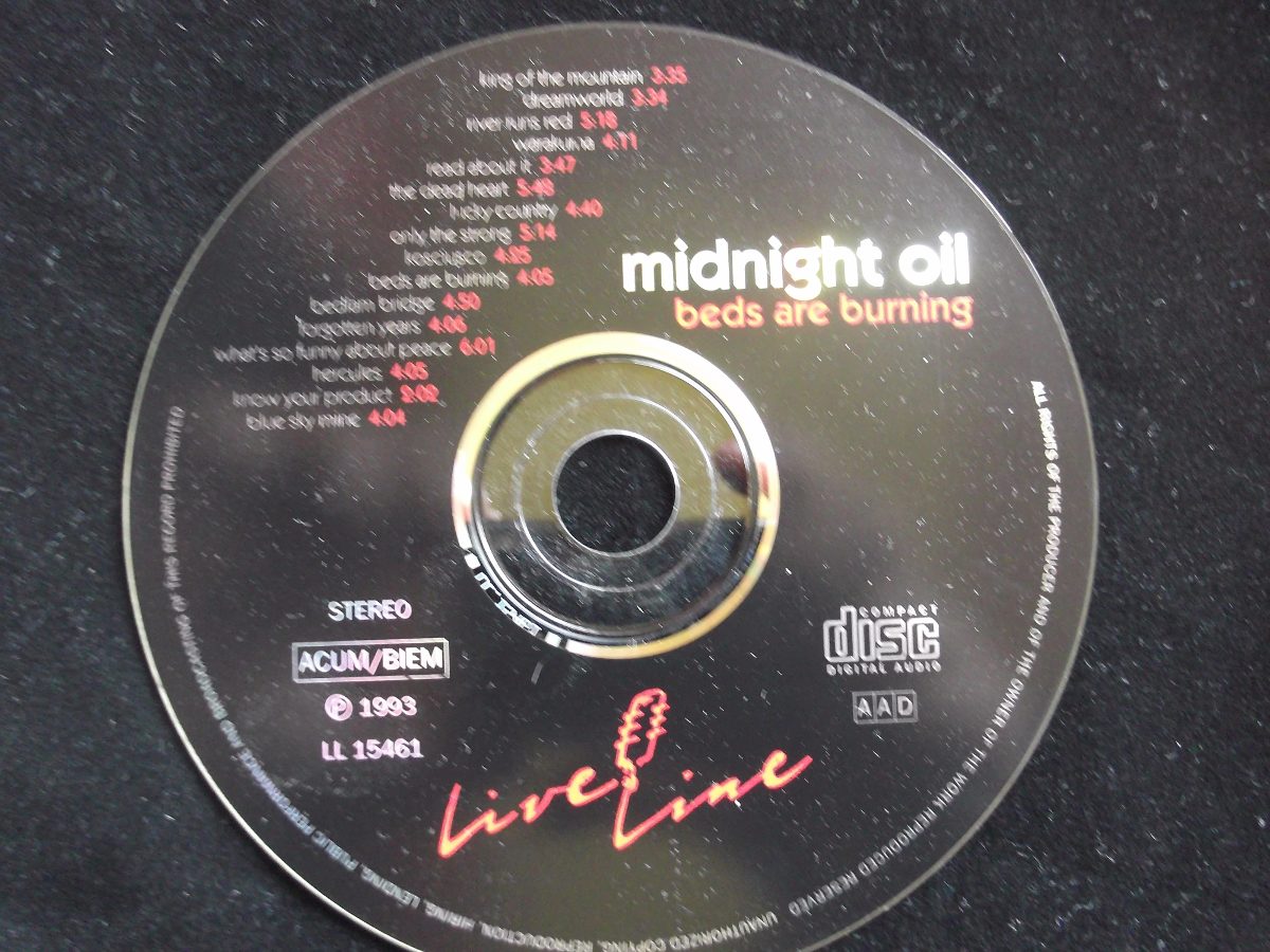 Midnight Oil Beds Are Burning Live . Cd Importado MercadoLibre