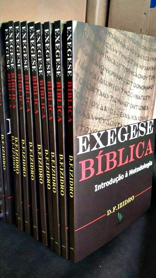Livro Exegese Bíblica Introdução À Metodologia d.f.izidro Mercado