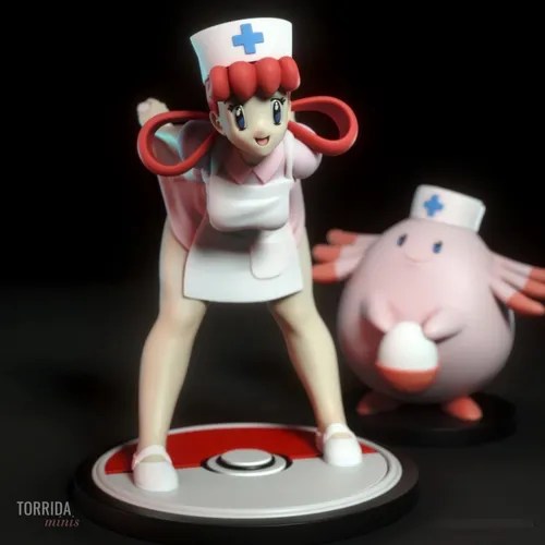 Archivo Stl Impresión 3d - Pokemon - Nurse Joy + Nsfw - Torr | Cuotas