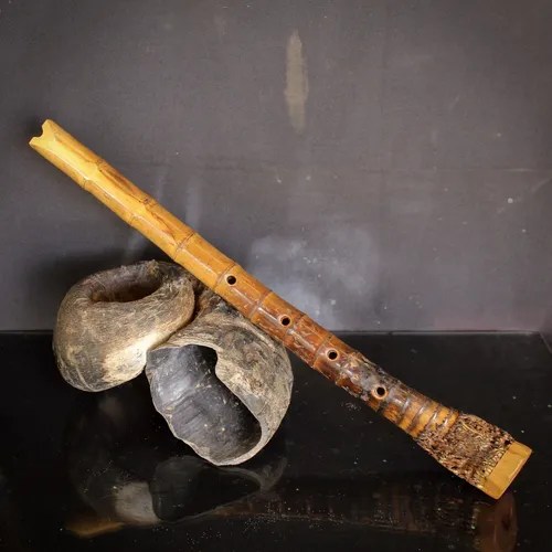 Flauta Shakuhachi Japonesa Bambu Mossô Tom D Peça Única Parcelamento