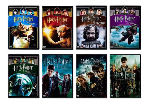 Harry Potter Saga Completa Las 8 Peliculas Originales Dvd | Envío Gratis