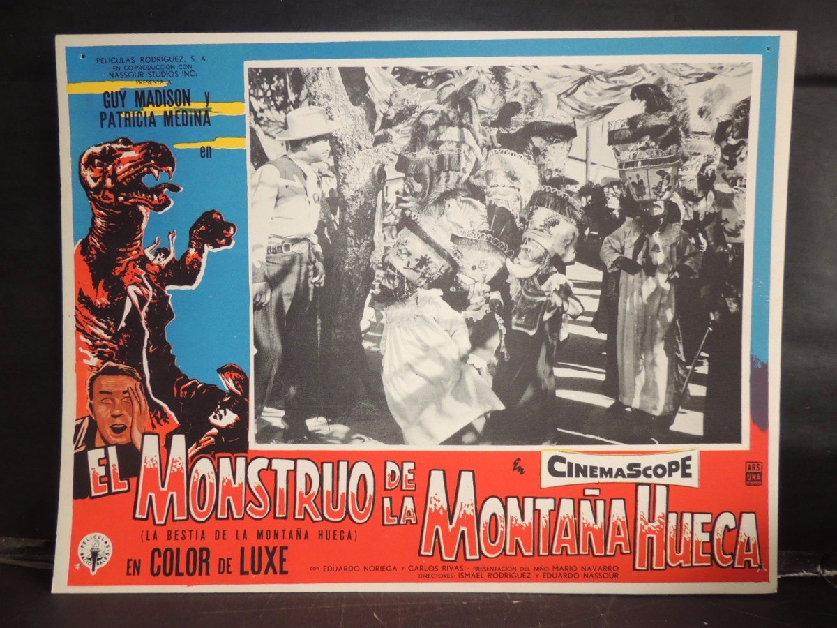 Guy Madison El Monstruo De La Montaña Hueca Cartel Lobby