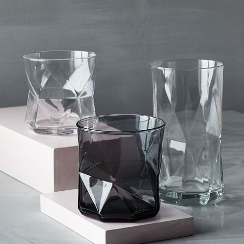 Juego De 6 Vasos De Vidrio Modernos Bormioli Cassiopea 410Ml | Meses Sin Intereses