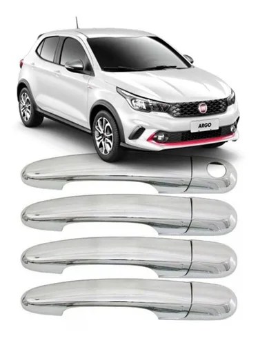 Cubre Manijas Cromadas Puerta Fiat Argo Cronos | Auto_Tuning