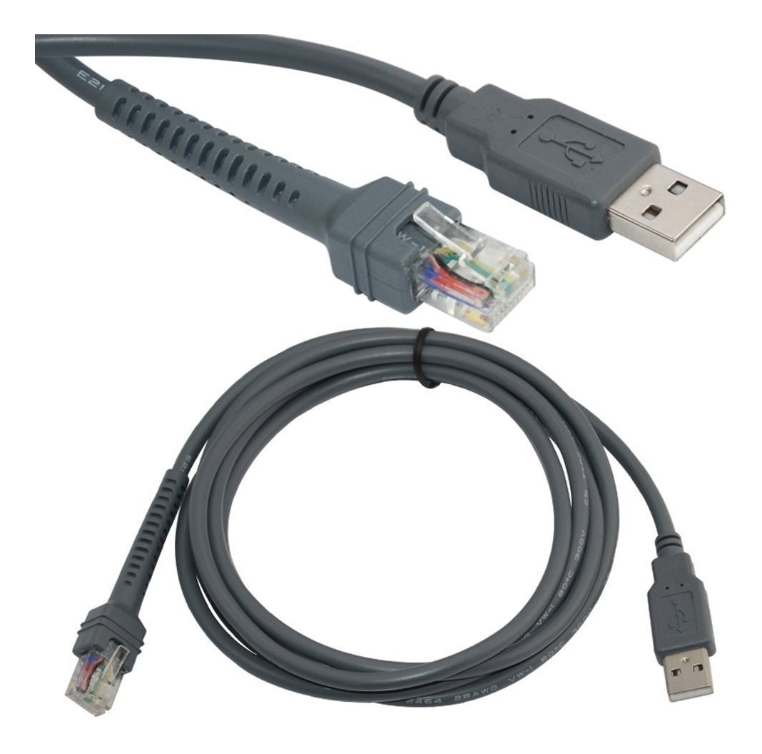 Cable Usb Symbol Zebra Ls2208 Ls9208 Ls3578 Ds4308 Mercado Libre