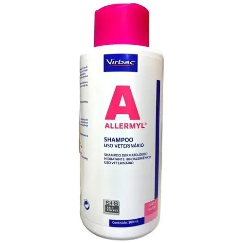 Allermyl Glyco 500 Ml Virbac Shampoo Para Cães Frete grátis