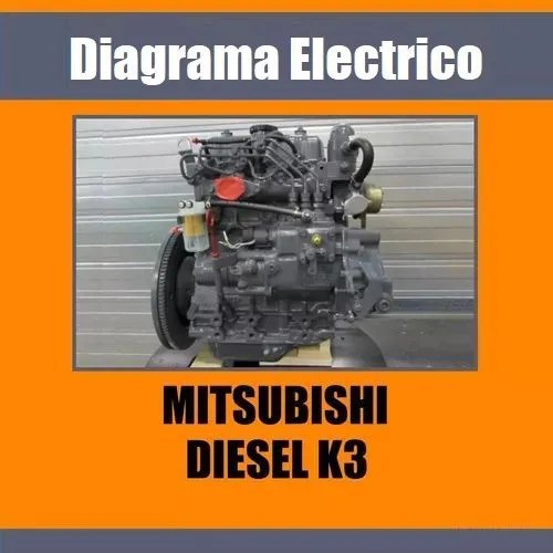Diagrama Electrico Motor Diesel 3 Cilindros Mitsubishi K3 | MercadoLibre