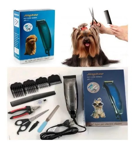 Maquina Corta Pelo Canina Perros + Accesorios Regalo 10 W | Porunoopormas3