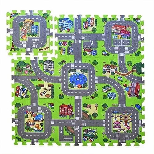 Exultimate Play Mat Road Toy Foam Playmat Interlocking Floor Cuotas