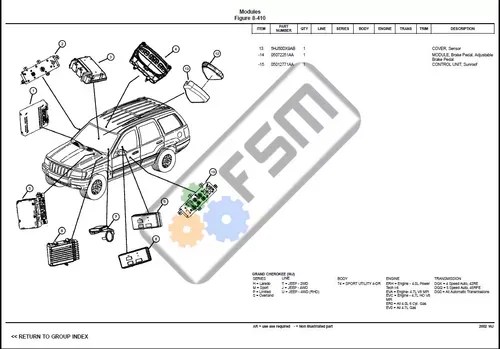 Manual Servicio Diagrama Electrico Jeep Grand Cherokee Wj en venta en