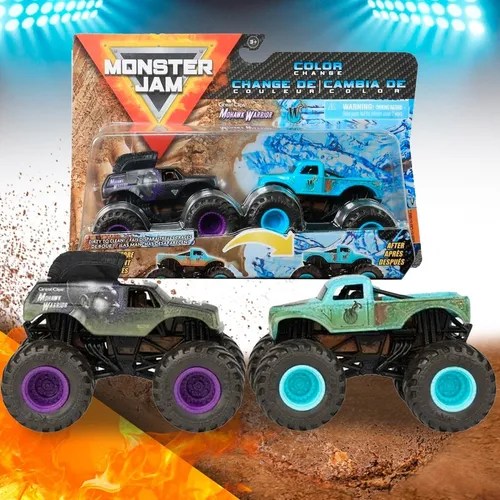 Monster Jam Vehiculo Cambia De Color En Agua Escala 164 Meses sin