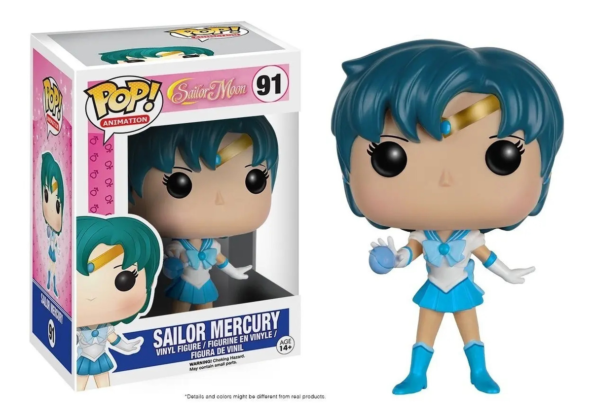 Funko Pop! Sailor Moon Sailor Mercury No. 91 Mercado Libre