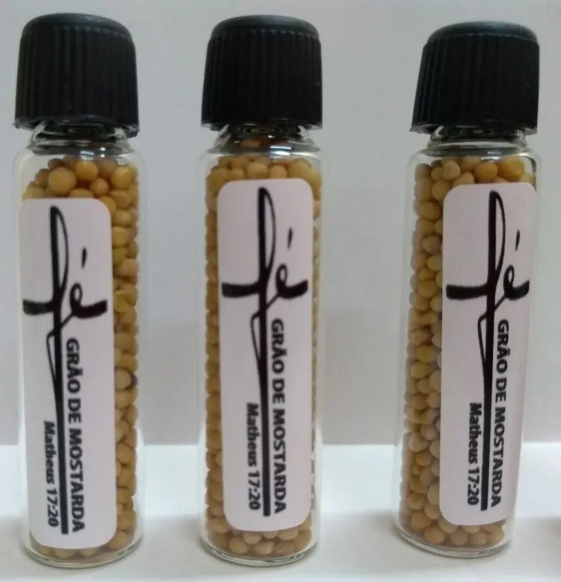 Grão De Mostarda Para Campanha Ou Evangelismo Fé Kit C/50 MercadoLivre