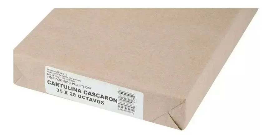 10 Papel Cascarón 1/8 28x35 Mercado Libre