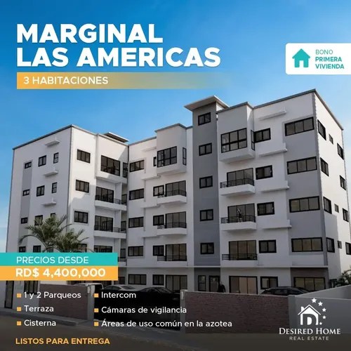 Apartamentos Listos Para Entrega Ubicados En Marginal Las Americas