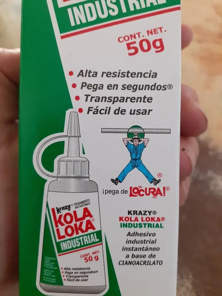 Pegamento Kola Loka Industrial Pega De Locura, 50 Gr Klm Mercado Libre
