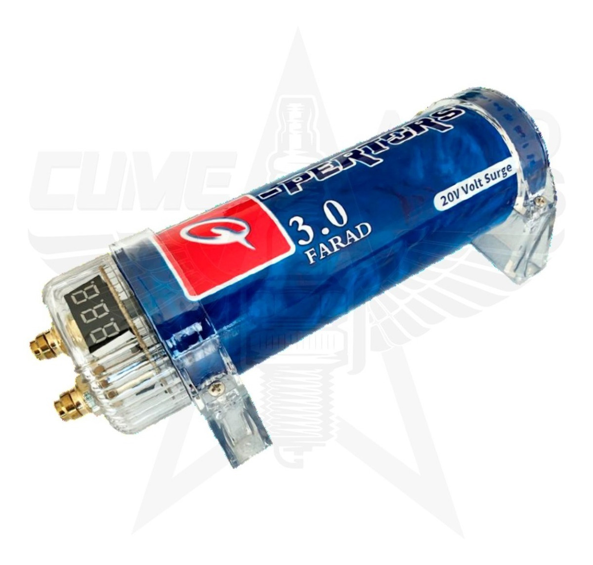 Capacitor Audio Qpertors 3 Faradios Display Digital Meses sin intereses