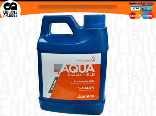 Laca Base Agua Para Madera - Brillante - L A $6375 | Mercadolibre