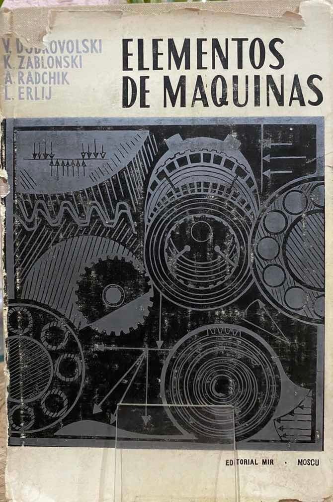 Elementos De Máquinas Urss/ Dobrovolski / Mir/ Envío Gratis Envío gratis