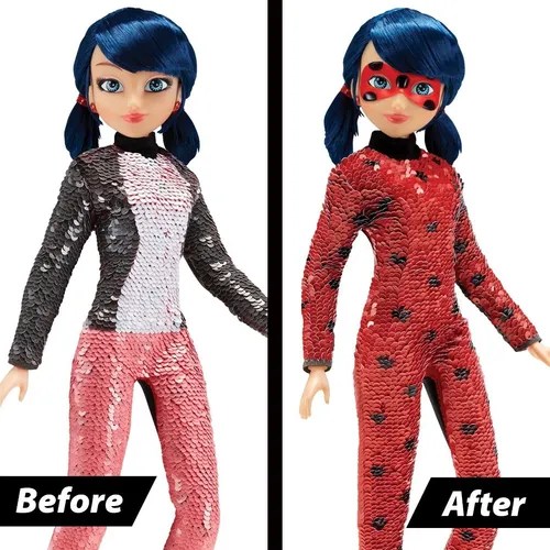 Ladybug Miraculous Fashion Flip Transforming 2 En 1 Original MercadoLibre