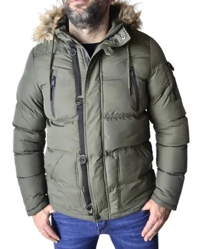 Campera Abrigo Impermeable Parka Hombre The Big Shop Cuotas | The Big Shop