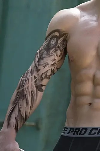 Tatuaje Temporal Brazo C Guerrero Angel # Life In A Tattoo | Life_In_A_Tattoo 500_x_334_webp