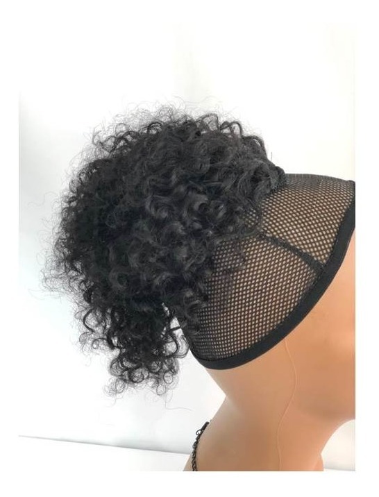 Aplique Coque Afro Puff Humano Cacheado Pronta Entrega Mercado Livre