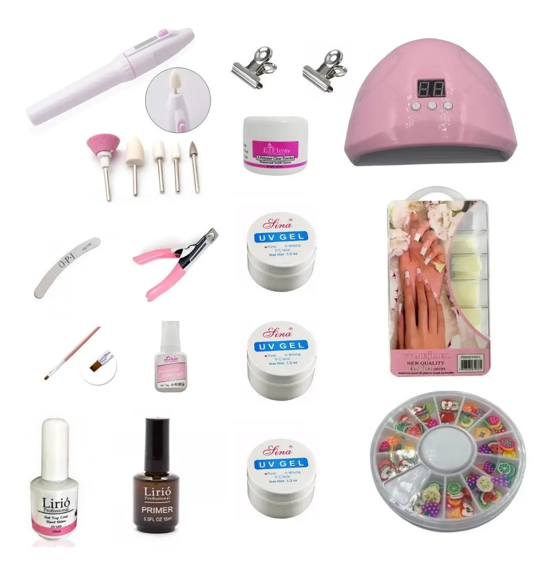 Kit Unha Em Gel Para Fazer Em Sua Casa Mercado Livre