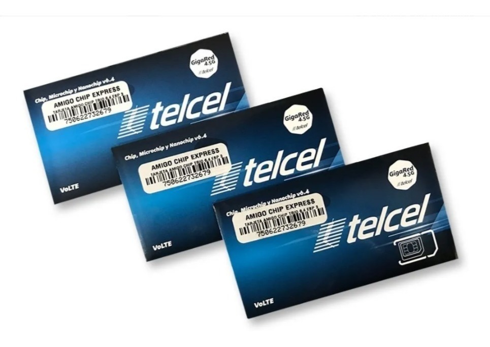 Chip Telcel 4g Con 30 Días Ilimitados Con 3gb Mercado Libre