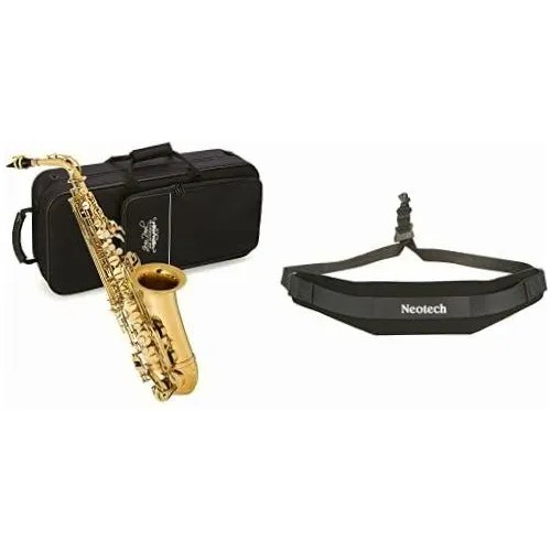Jean Paul Usa As400 Student Alto Saxophone + Neotech Correa Meses