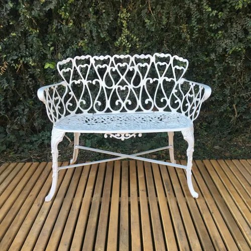 Juegos De Jardín Sillón Boston Doble Fundición De Aluminio en venta en