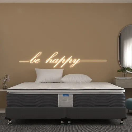 Restonic Moon Care Martin Colchón King Size más Box y 2 almohadas