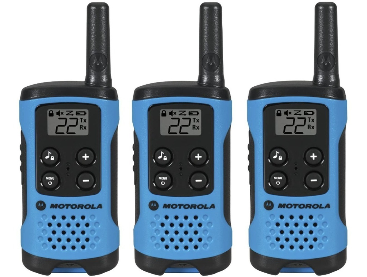 Kit 3 Radios Motorola T100tp Hasta 26km De Alcance Envío gratis