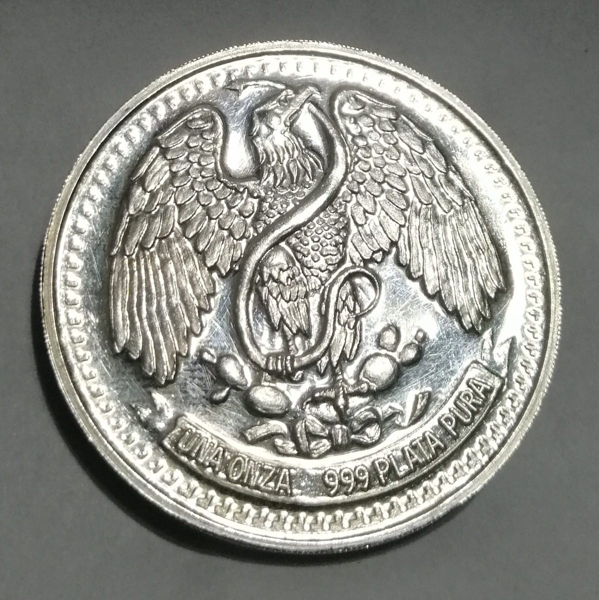 Moneda Conmemorativa Emiliano Zapata 1 Onza Plata Pura Mercado Libre