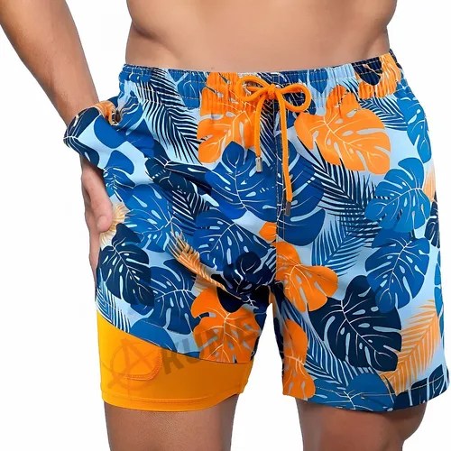 Shorts Playa Pantalón Short Traje De Baño Hombre Bañadores Meses sin intereses