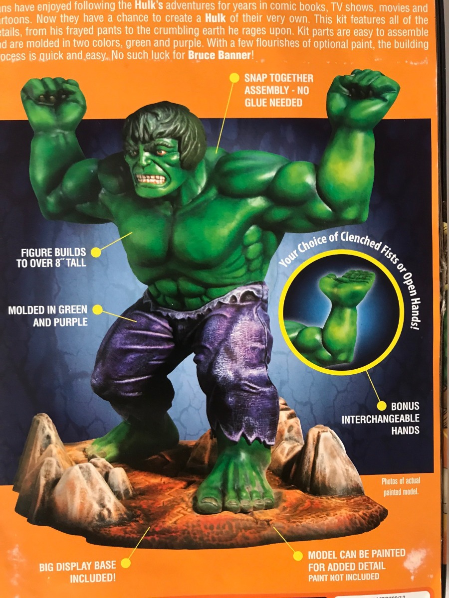 The Incredible Hulk Snap Model Kit Mpc Marvel Comics Round 2 Meses