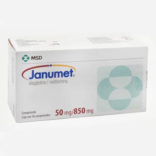 Janumet 50/850 Sitagliptina Y Metformina MercadoLibre