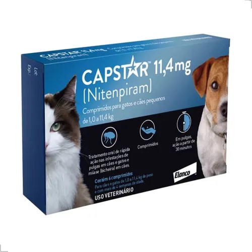 Doença Do Carrapato Em Gatos Sintomas Capstar 1 A 11,4kg Frete grátis