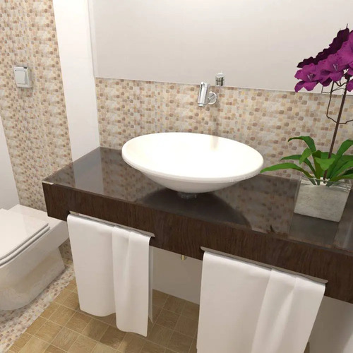 Bacha Deca L155 Apoyo Redonda Bowl 35 Diametro Chica Mueble | Sanitarios Deca