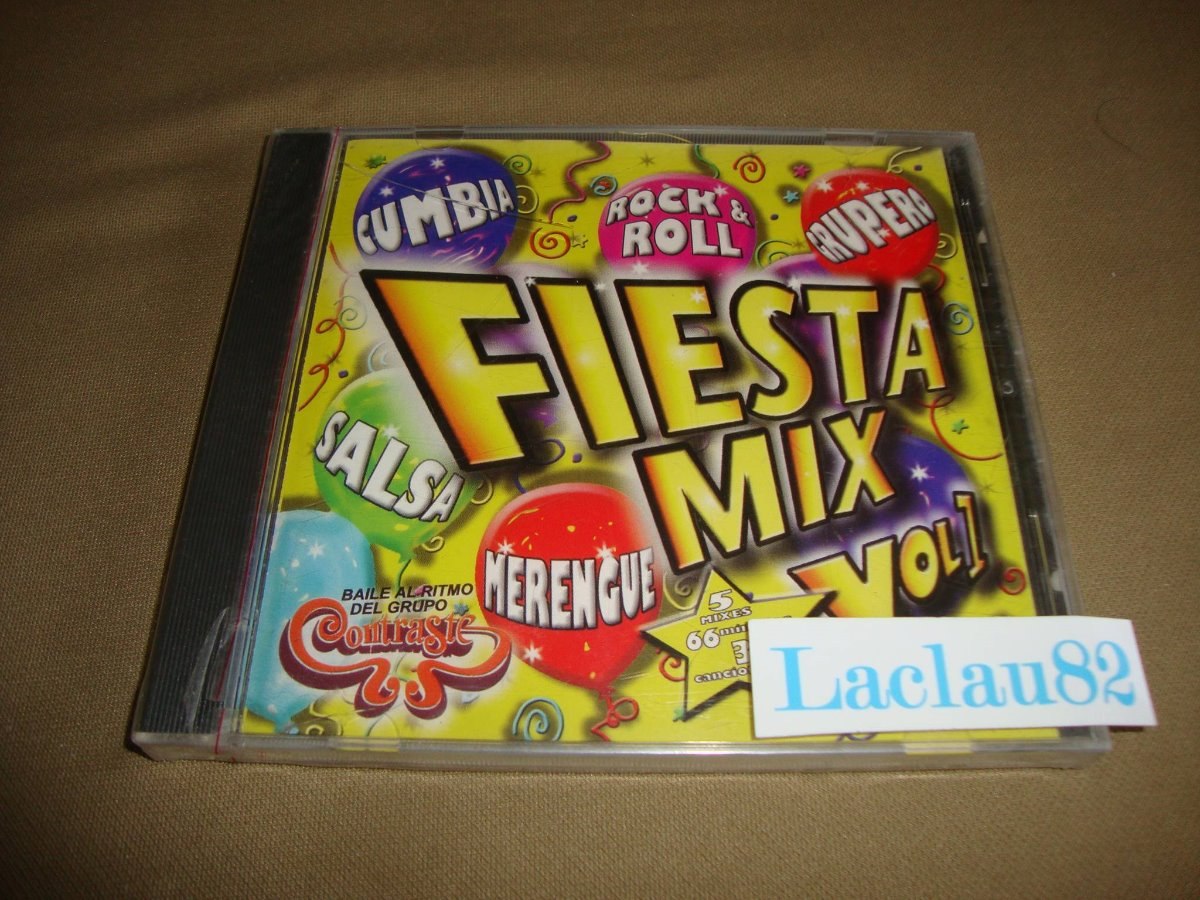Fiesta Mix Vol 1 Contrastre 2002 Ludell Cd Mercado Libre