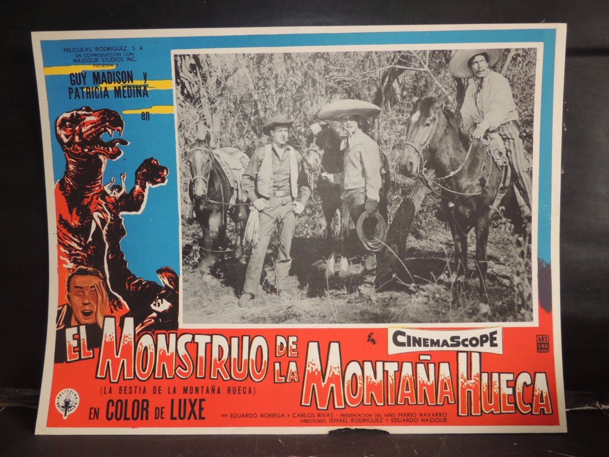 Guy Madison El Monstruo De La Montaña Hueca Cartel Lobby
