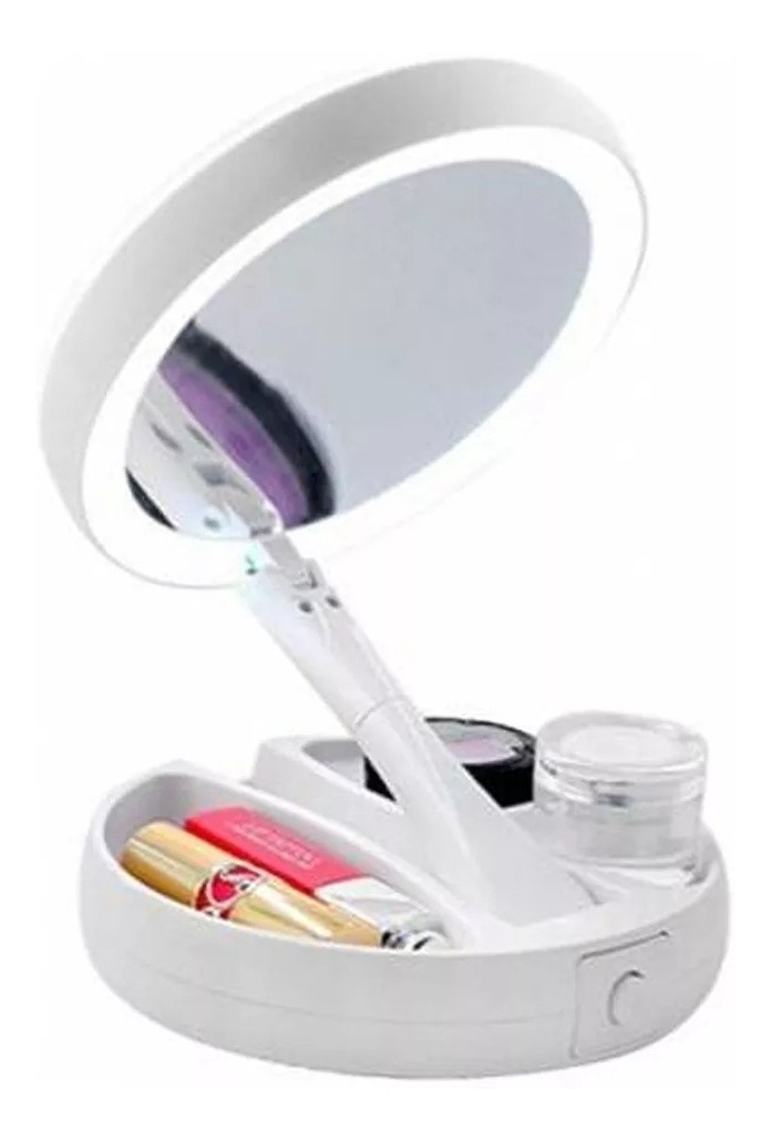 Espelho Portatil Articulado Com Led My Fold Away Mirror Parcelamento sem juros